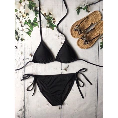 BiKiNi 2 mảnh tam giác basic dây dài tự do tạo kiểu full màu Bộ Sưu Tập Bikini BigBuy360