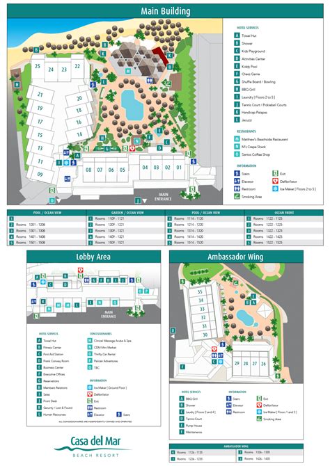 Resort map – Casa Del Mar Aruba Beach Resort & Timeshare in Aruba