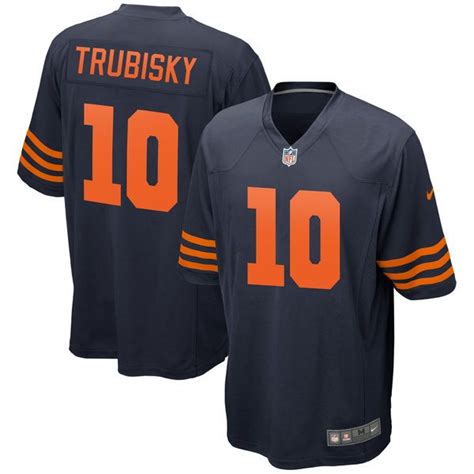 mitch trubisky jerseys, trubisky throwback jersey, orange trubisky jersey, vintage trubisky ...