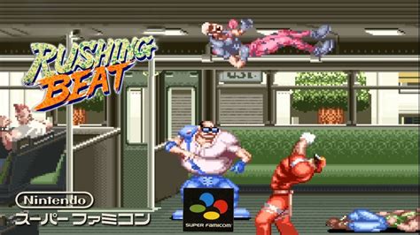 Rushing Beat Aka Rival Turf Quick Gameplay Super Famicom