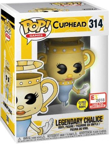 Figurine Pop Cuphead 314 Pas Cher Legendary Chalice Brillant Dans