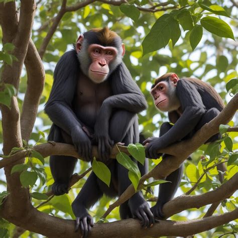 Premium AI Image | Proboscis Monkey Nasalis Larvatus or longnosed ...