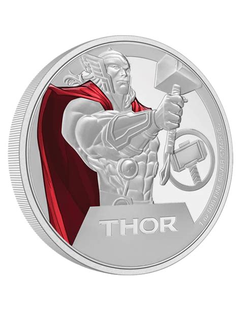 THOR Marvel 1 Oz Moneda Plata 2 Niue 2023