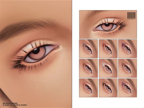 The Sims Resource Maxis Match 2D Eyelashes N30