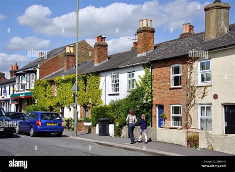 St.Jude's Road, Englefield Green, Surrey, England, United Kingdom Stock ...