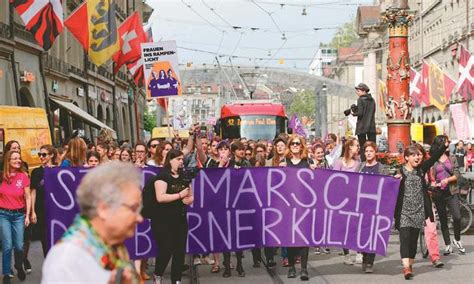 Women Strike In Switzerland For Fairer Pay More Equality World