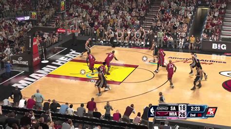 Nba 2k14 Heat Vs Spurs Youtube