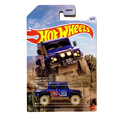 Hot Wheels Pickup Truck Land Rover Defender Double Cab Hlk Mud Runners Genuine