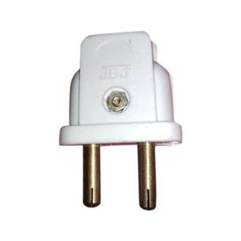 White Polycarbonate Pin Top Plug Vega Camry For Electrical Fitting