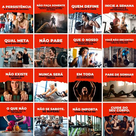 Modelos Canva Academia Personal Trainer 200 Templates Editáveis