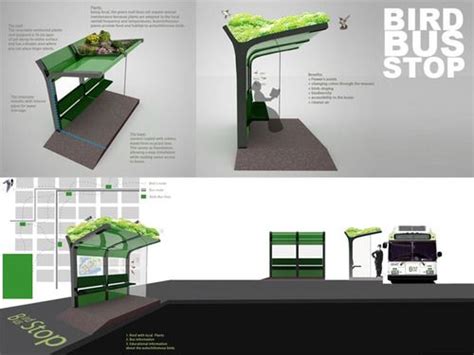 Urban Greenery Photo Bus Stop Design Bus Stop Urban Furniture