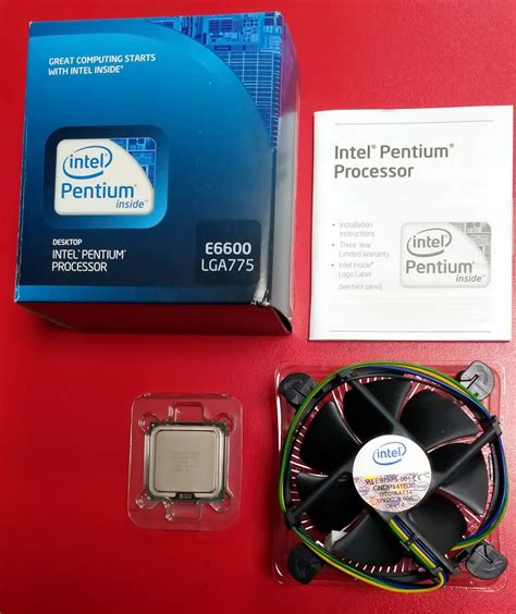Процессор Intel Pentium Dual-Core E6600 3.06GHz/2MB/1066MHz ...