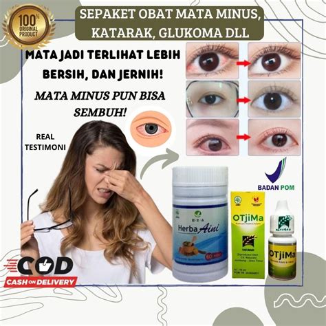 Jual Paket Obat Kapsul Tetes Mata Minus Plus Glukoma Katarak Silinder