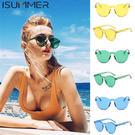 European And American Candy Colored Sunglasses Fashion Mens And Women