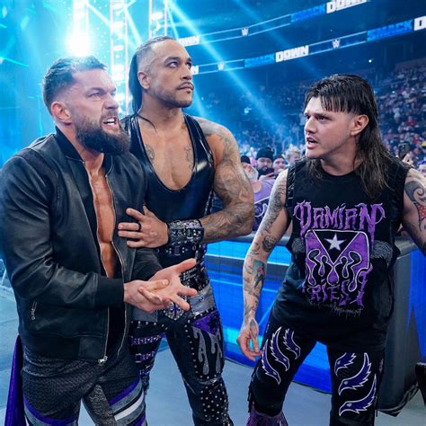 Finn Bálor Damian Priest and Dominik Mysterio Friday Night SmackDown