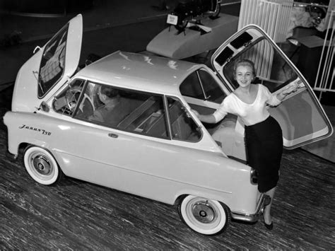 Vintage Photos of Two-Faced German Microcar Zündapp Janus From the Late ...