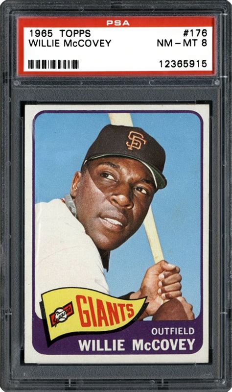 1965 Topps Willie McCovey | PSA CardFacts®