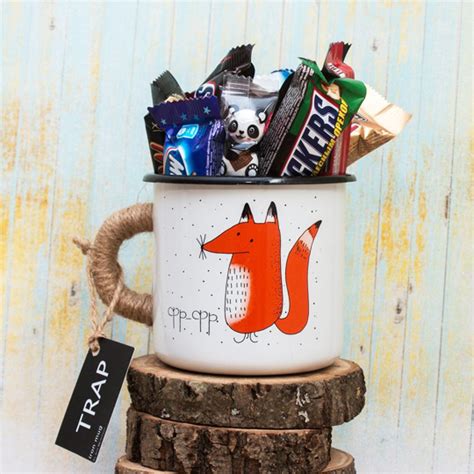 Кружка эмалированная 'Лиса' купить в Москве в интернет магазине ...