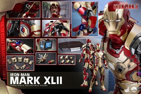 Hot Toys QS007 鋼鐵人3馬克421 4 比例 Mark XLII