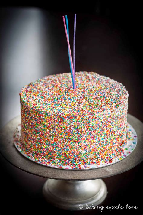 Baking Love Party Time Hundreds And Thousands Sprinkles Layer Cake