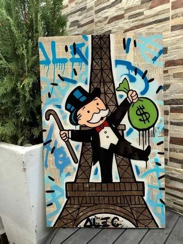 Cuadro Alec Monopoly Torre Eiffel Paris Sublimado X