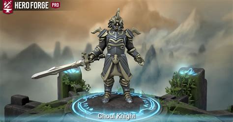 Ghoul Knight Made With Hero Forge