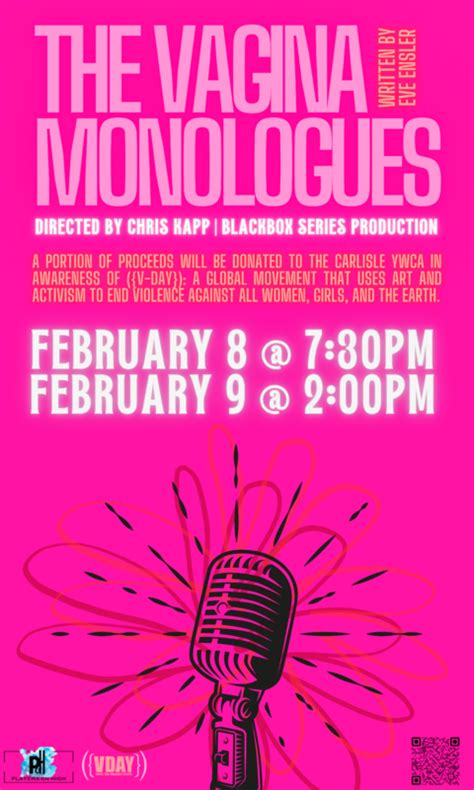 The Vagina Monologues A Blackbox Theatre Experience Carlisle Theatre
