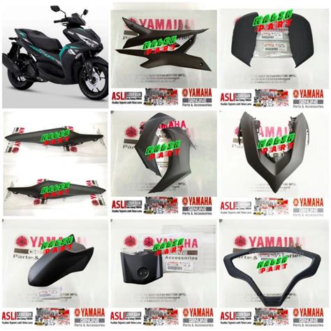 Jual Full Body Halus All New Aerox Connected Hitam Doff Part