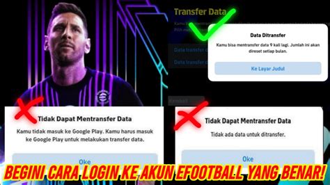 CARA LOGIN KE AKUN EFOOTBALL PAKAI GOOGLE PLAY DI EFOOTBALL 2024 MOBILE