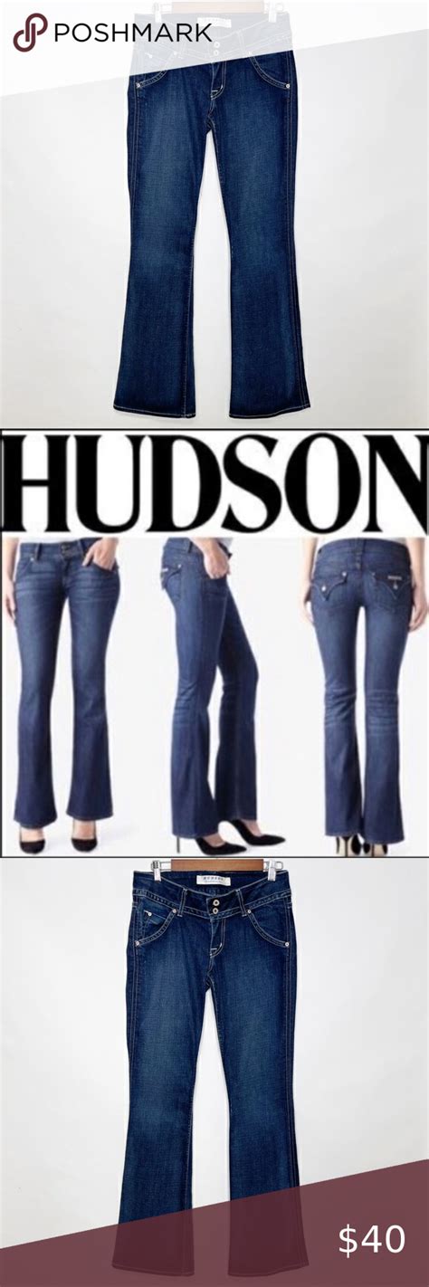 Hudson Low Rise Flare Flap Jean 170sub Size 28 Flares Jean Pocket Jeans