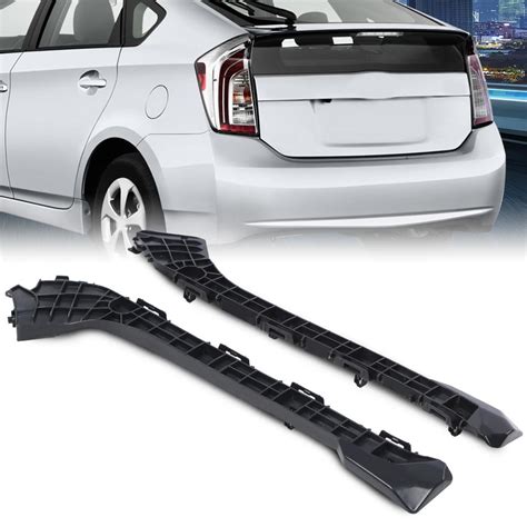 G Plus Rear Bumper Brackets Fit For 2010 2015 Toyota Prius Black