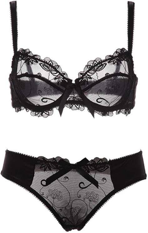 HJMEWW Lingerie Intimo Da Donna Reggiseno Trasparente Ultrasottile