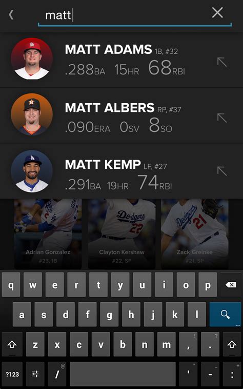 Portfolio Mlb App