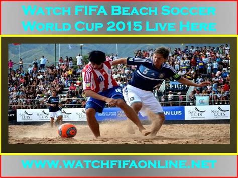 Ppt Live Fifa Beach Soccer World Cup Webstream Powerpoint