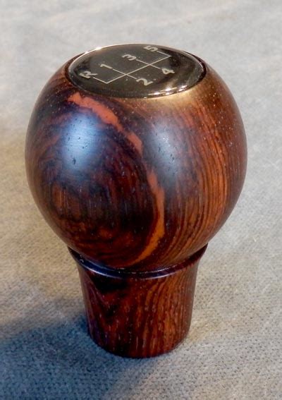 Custom Wood Gearshift Knobs