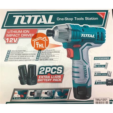 TOTAL 12V Lithium Ion Impact Driver TIRLI1201 Shopee Malaysia