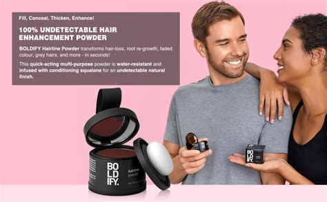 Boldify Hairline Powder Instantly Conceals Hair Loss Root Touch Up