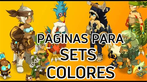 PÁGINAS UTILES PARA DOFUS TOUCH COLORES SETS SEGURIDAD Y MAS YouTube