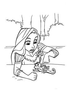 Dibujos De Tangled Rapunzel Para Colorear Para Ni Os Gratis Para