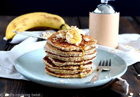 Pancakes Express Banane Et Flocons D Avoine Sans Gluten Sans Lactose