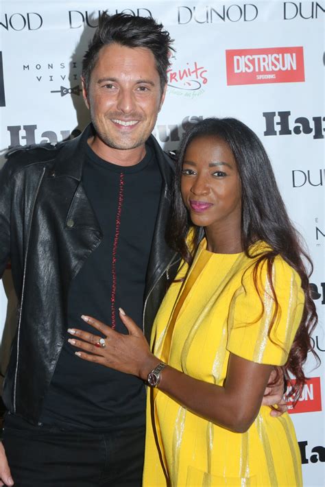 Photo Vincent Cerutti et sa compagne Hapsatou Sy à la soirée de