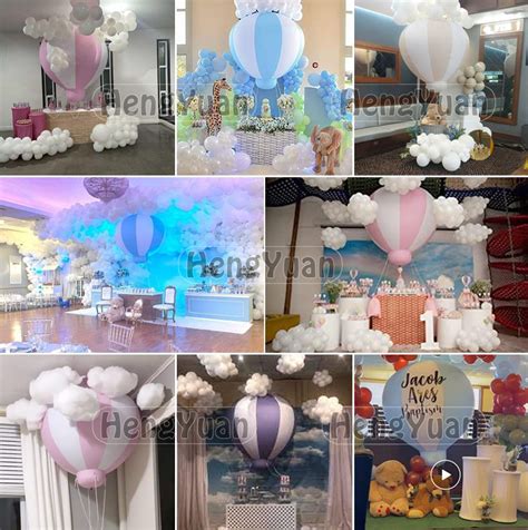 Ft Ft Half Hot Air Balloon PVC Inflatable For Baby Shower