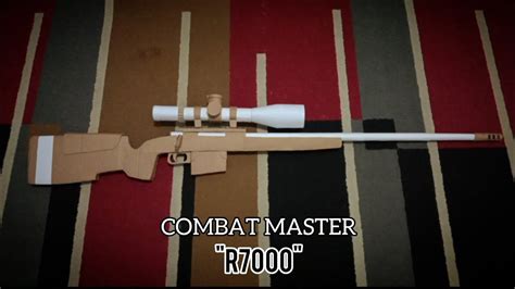 Cardboard R7000 Sniper Rifle YouTube