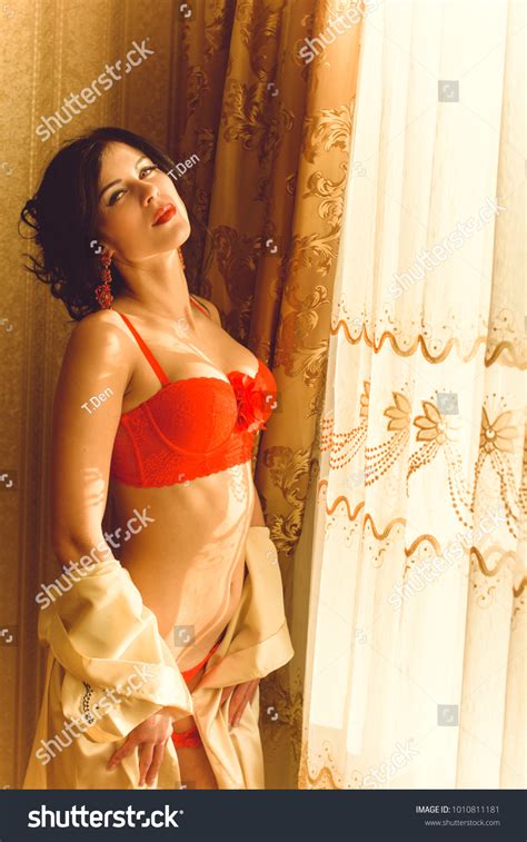 Beauty Brunette Woman Lingerie Sensual Erotic Stock Photo 1010811181 Shutterstock