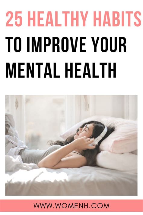 25 Healthy Habits To Improve Mental Health Artofit