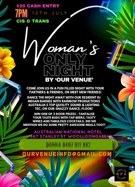 Our Venue's Women's Only Night