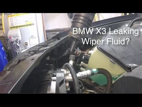 BMW X3 E83 Windshield Washer Pump Diagnose And Repair YouTube