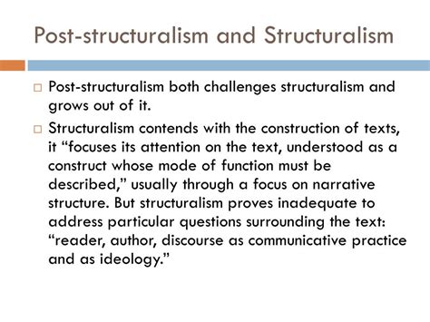 English Literature Structuralism And Its Application To