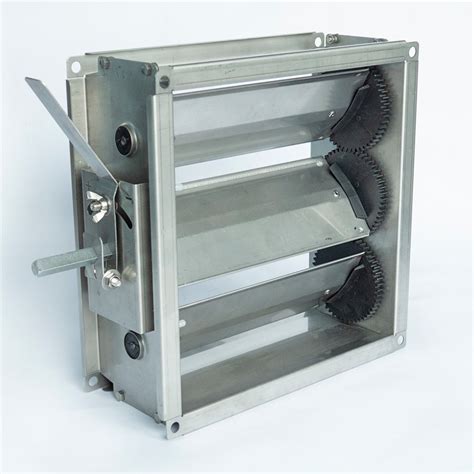 Rectangular Air Damper Multiflap Stainless Steel ATARO