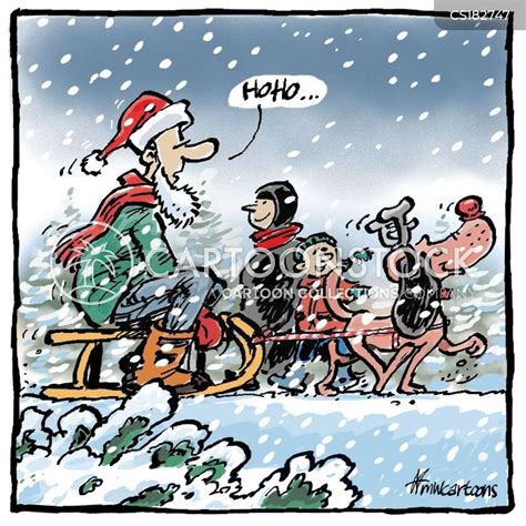 Sled Cartoons And Comics Funny Pictures From Cartoonstock